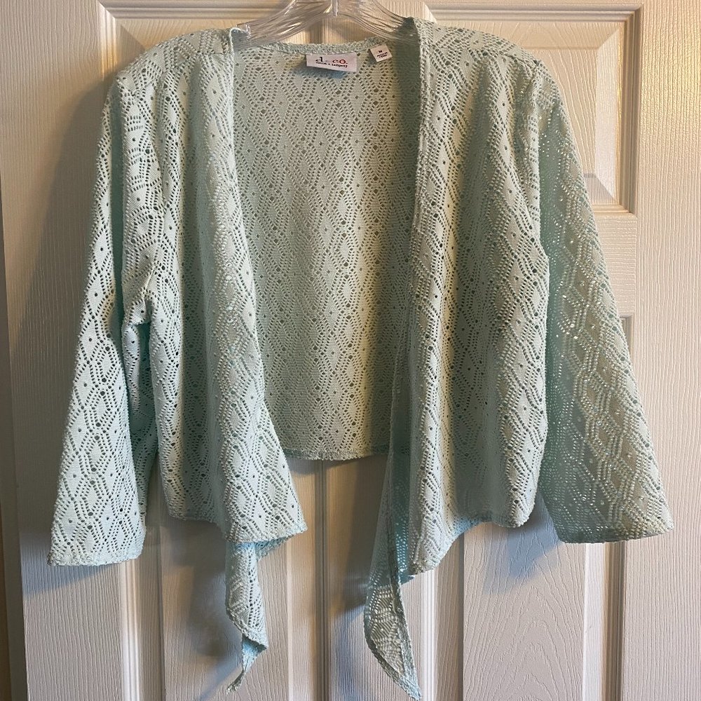 DENIM & COMPANY WOMEN'S LACE COVER